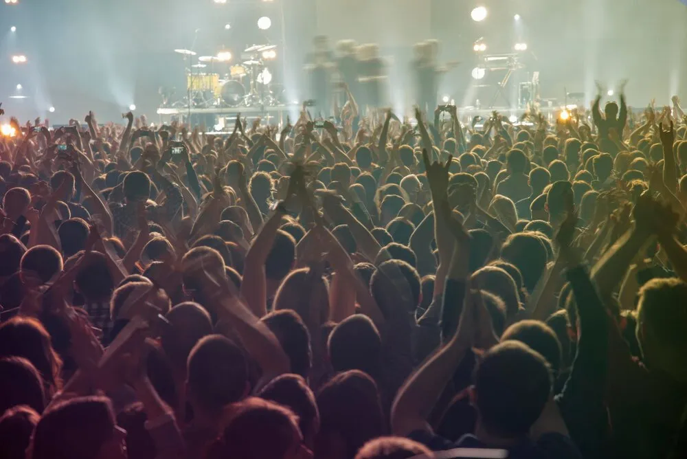 gente en el concierto